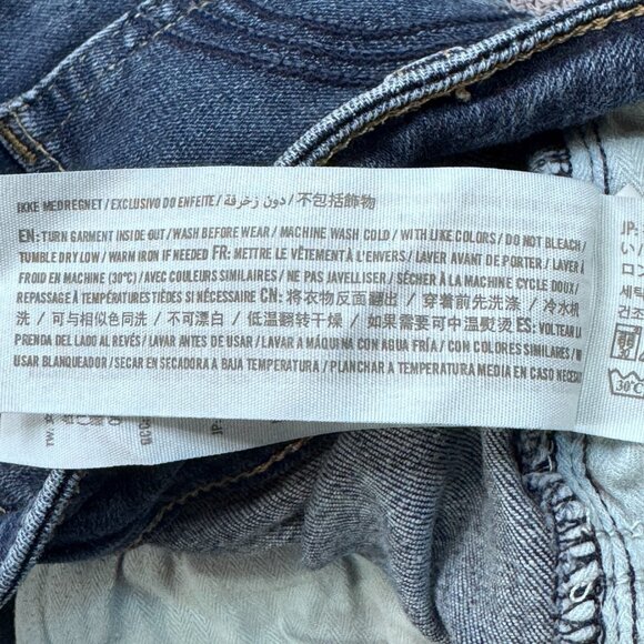 Hollister Womens 9R Blue Distressed Bootcut Jeans Denim Ripped Knee Medium Wash - Picture 13 of 13